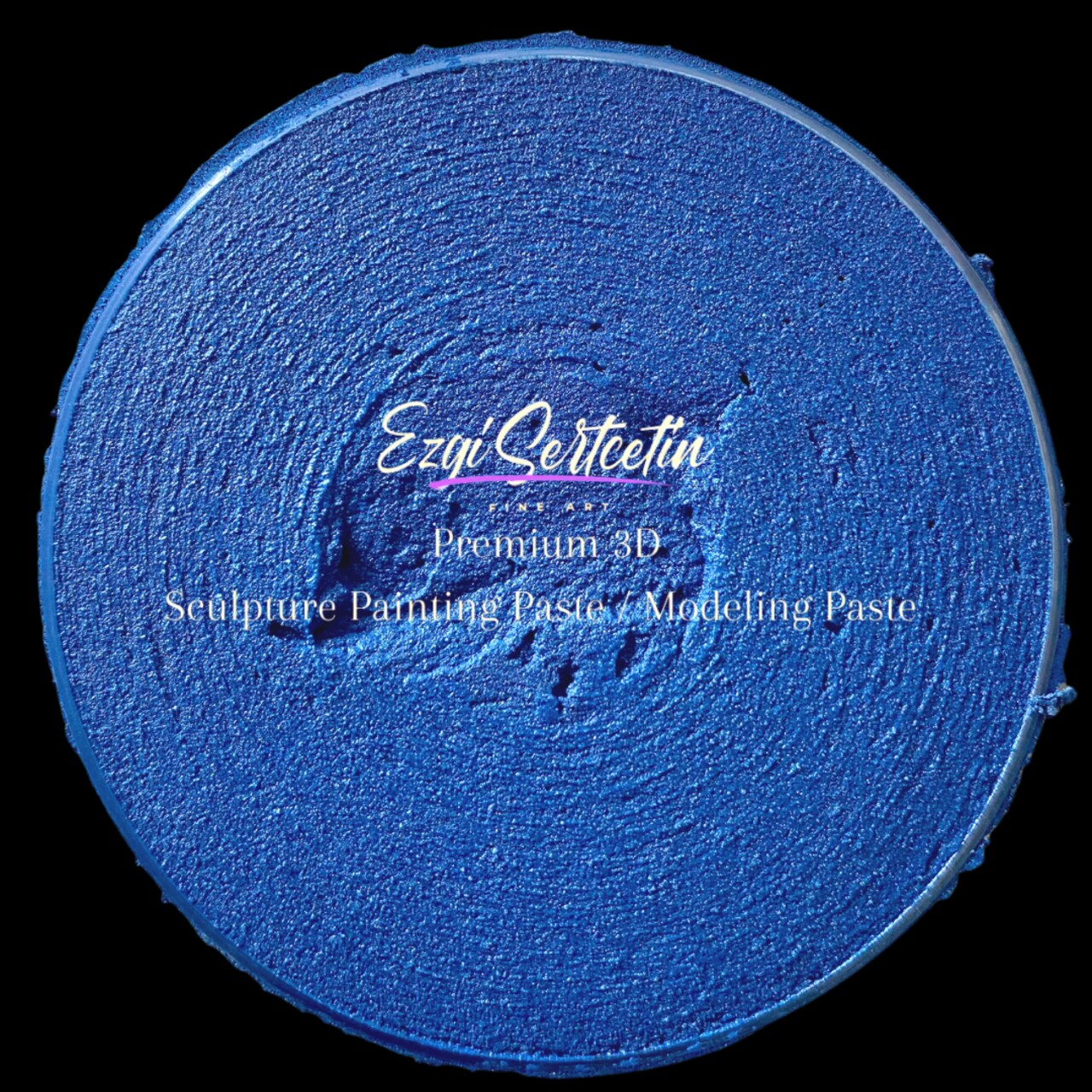 3D Premium Sculpture Painting Paste|Texture Paste|Decorative Plaster|Ready to Use|Ideal for Artwork|Stencil|Flowers|Texture|Art Relief|New Formula| 6 oz by Volume|Ezgi Sertcetin